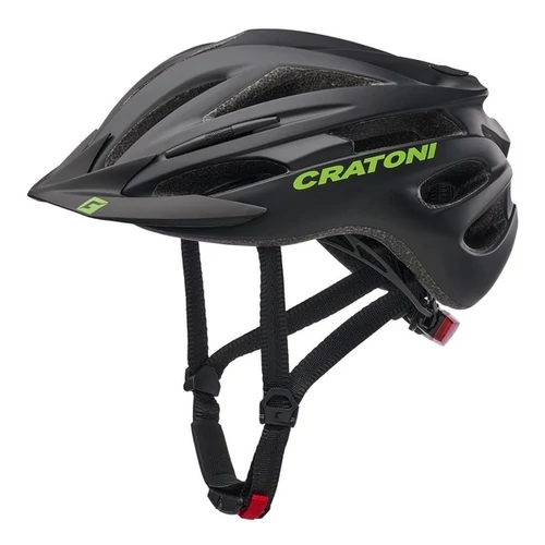 Cratoni sisak pacer jr black-lime matt s-m 54-58 cm cratoni