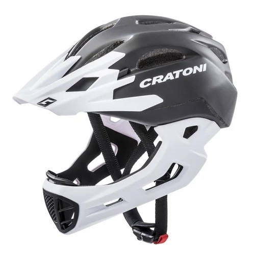Cratoni sisak c-maniac black-white matt m-l 54-58cm  cratoni