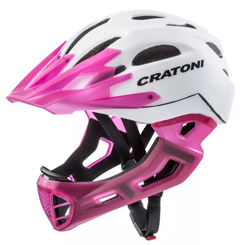 Cratoni sisak c-maniac white-lucentpin matt l-xl 58-61 cm cratoni
