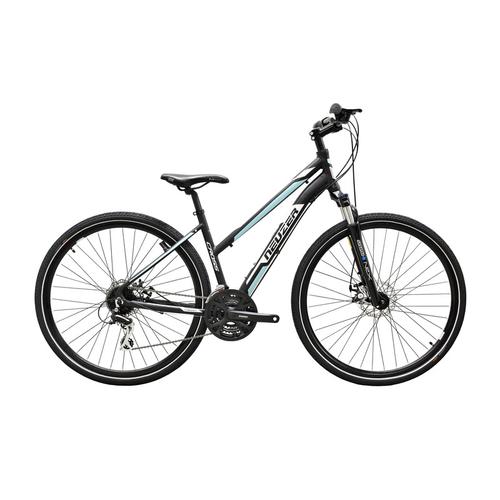 Neuzer x200 disc női Cross trekking kerékpár fekete/fehér- kék 17