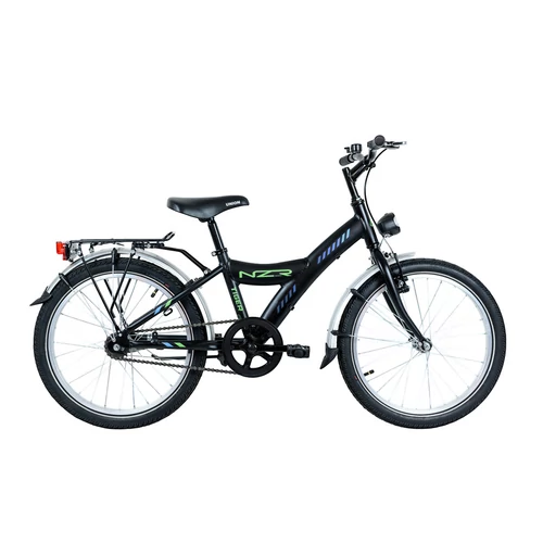 Neuzer tiger 20 1s city fekete/zöld aluminium váz