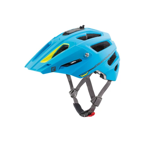 Cratoni sisak alltrack blue-lime rubber s-m cratoni csomagolás nélkül, apró kopás sérülés