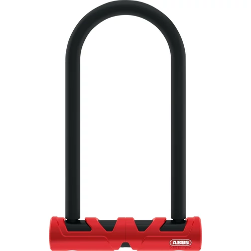 ABUS U-lakat Ultimate 420/170 HB230, USH tartóval, fekete/piros