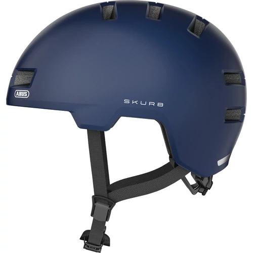 ABUS kerékpáros városi sisak Skurb, ABS, midnight blue, M (55-59 cm)