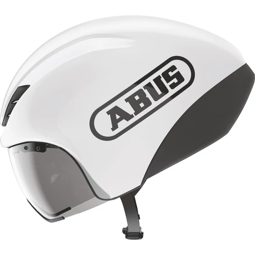 ABUS kerékpáros időfutam sisak GameChanger TT 1.1, In-Mold, shiny white, L (57-61 cm)
