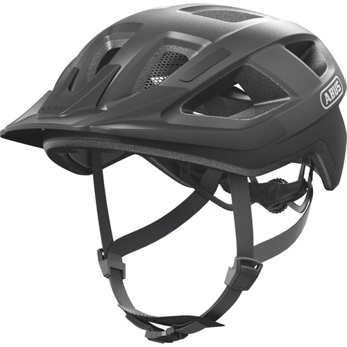 ABUS kerékpáros városi sisak Aduro 3.0 LED, In-Mold, titan S (51-55 cm)