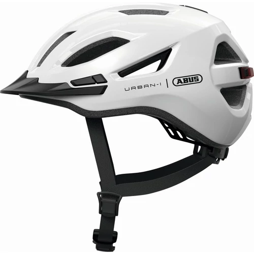 ABUS kerékpáros városi sisak Urban-I 4.0, In-Mold, shiny white, XL (60-64 cm)