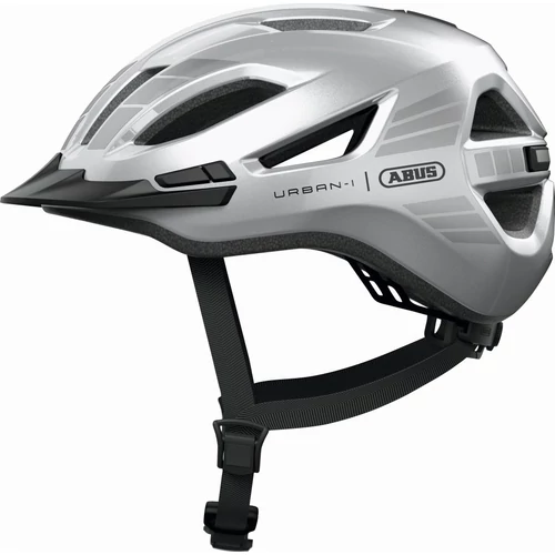 ABUS kerékpáros városi sisak Urban-I 4.0 LR, In-Mold, signal silver,S (51-55 cm)