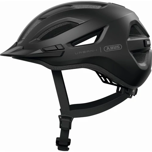 ABUS kerékpáros városi sisak Urban-I 4.0 LR, In-Mold, velvet black, M (54-58 cm)