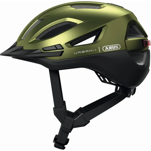 ABUS kerékpáros városi sisak Urban-I 4.0 ACE, In-Mold, pepper green, S (51-55 cm)