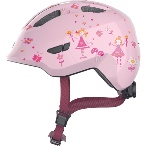 ABUS kerékpáros gyerek sisak Smiley 3.0, In-Mold, rose princess, M (50-55 cm)