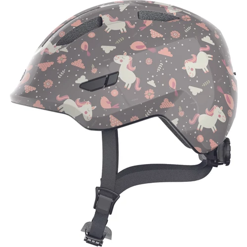 ABUS kerékpáros gyerek sisak Smiley 3.0, In-Mold, grey horse, M (50-55 cm)