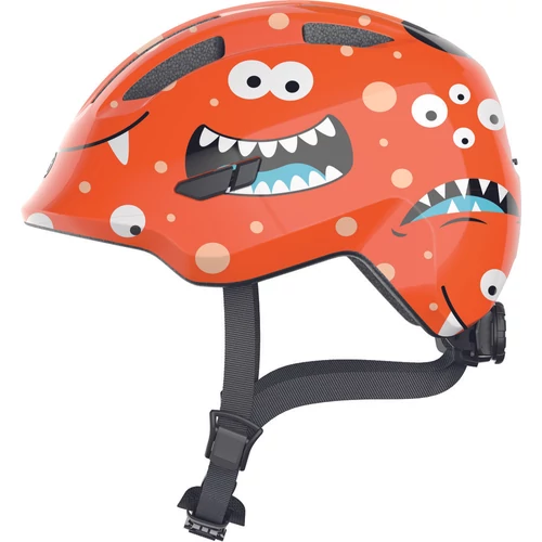 ABUS kerékpáros gyerek sisak Smiley 3.0, In-Mold, orange monster, M (50-55 cm)