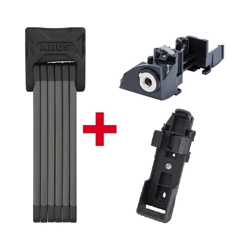 ABUS akkumulátor zár PLUS Bosch e-bike-hoz GT (Gen 2) csomagtartóra + ABUS lakat 6015/120 Bordo Big SH