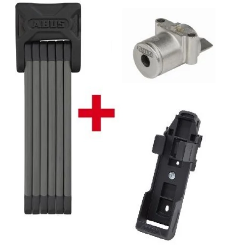 ABUS akkumulátor zár PLUS Bosch e-bike-hoz IT (Gen 2) Powertube (integrált) vázcsőbe + ABUS lakat 6015/90 Bordo SH