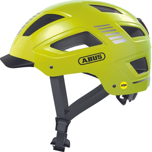 ABUS kerékpáros városi sisak Hyban 2.0 MIPS, ABS, signal yellow, M (52-58 cm)