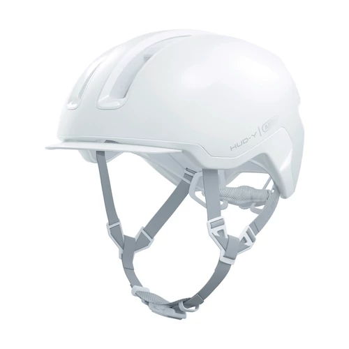 ABUS kerékpáros városi sisak Hud-Y, In-Mold, pure white, M (54-58 cm)