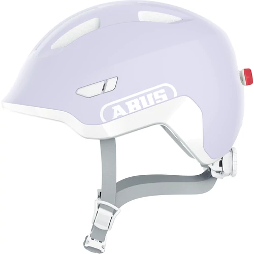 ABUS kerékpáros gyerek sisak Smiley 3.0 ACE LED, In-Mold, pure lavender S (45-50 cm)