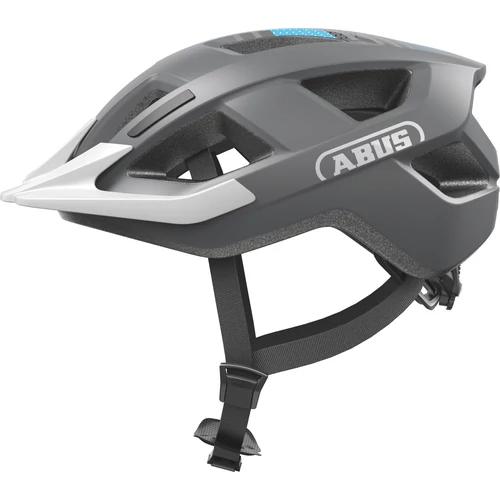 ABUS kerékpáros városi sisak Aduro 3.0 LED, In-Mold, race grey M (52-58 cm)