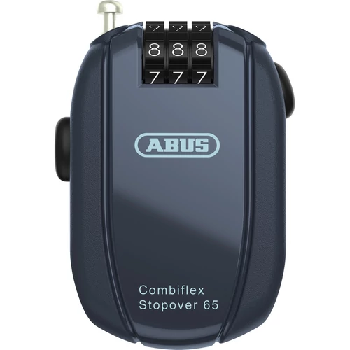 ABUS mini kábellakat számzárral Combiflex StopOver, 65 cm, éjkék