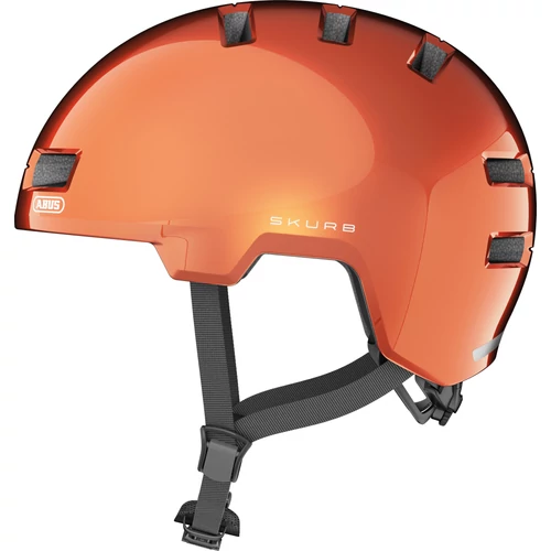 ABUS kerékpáros városi sisak Skurb, ABS, goldfish orange, S (52-56 cm)