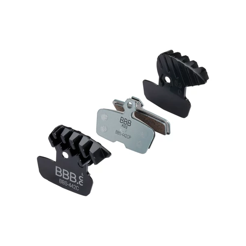 BBB Cycling kerékpáros hűtőbordás tárcsafék betét BBS-442C DiscStop Coolfin, hűtőborda + betét együtt, Avid Code R kompatibilis