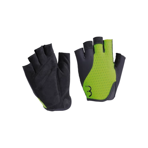 BBW-58 kerékpáros kesztyű Racer neon sárga L