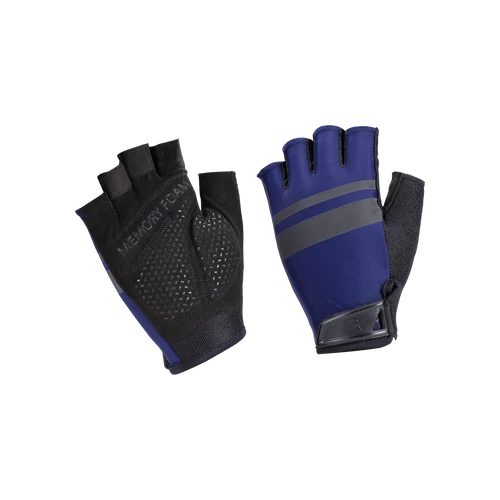 BBW-59 kerékpáros kesztyű HighComfort emlékező szivacsos, kék S