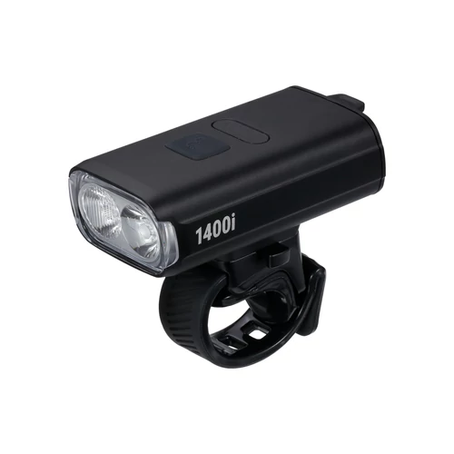 BBB Cycling kerékpáros első lámpa BLS-271i StrikeDuo 1400i, 1400 lumen, 8 mód, USB-C tölthető akku, gumis felfogatás, visszajelzővel, távirányító kompatibilis (BLS-179/178i)