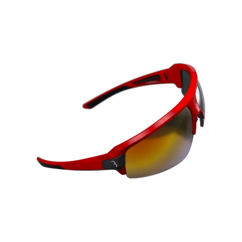 BSG-62 kerékpáros szemüveg Impulse fényes piros keret / MLC piros lencsékkel