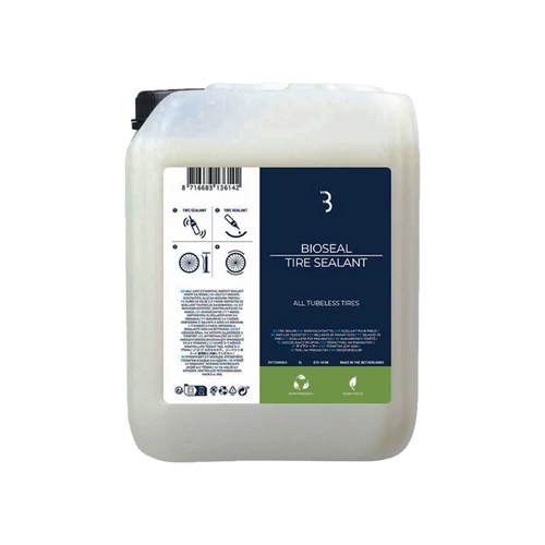 BBB Cycling kerékpáros defektmentesítő folyadék BTI-181W BioSeal, tubeless és belső gumitömlős rendszerekhez, biológiailag lebomlik, 5000 ml