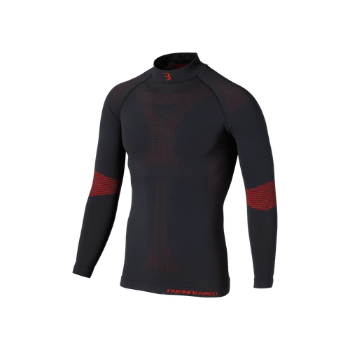 BUW-20 kerékpáros alsóruházat trikó FIRLayer unisex, hosszú ujjú, fekete M/L