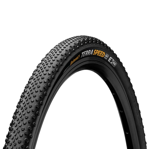 Continental gravel-cyclocross kerékpáros külső gumi 45-622 Terra Speed ProTection 28x1,7, hookless felni kompatibilis, tubeless ready, fekete/fekete hajtogathatós SL