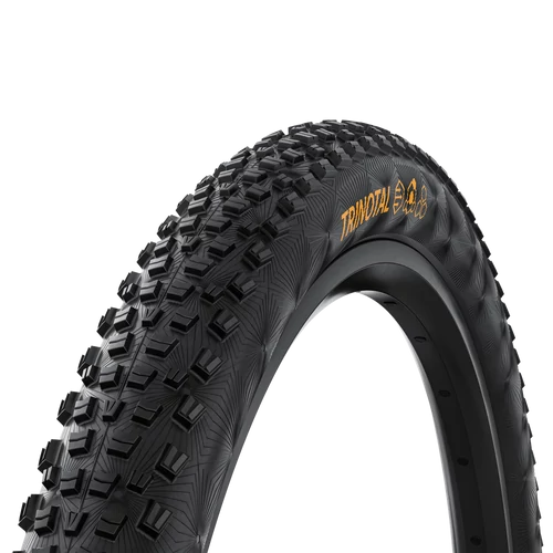 Continental MTB kerékpáros külső gumi 60-622 Trinotal Race Grip 29x2,4, hookless felni kompatibilis, tubeless ready, fekete/fekete hajtogathatós Skin