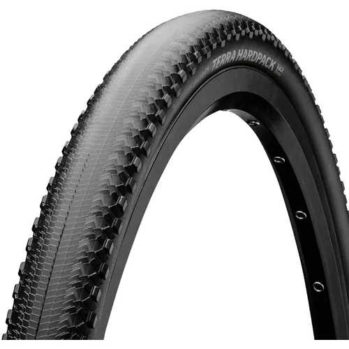 Continental gravel-cyclocross kerékpáros külső gumi 50-622 Terra Hardpack ShieldWall 28x2,0, hookless felni kompatibilis, tubeless ready, fekete/fekete hajtogathatós