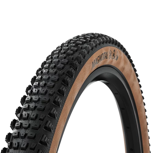 Continental MTB kerékpáros külső gumi 60-622 Magnotal Trail Soft 29x2,4, hookless felni kompatibilis, tubeless ready, fekete/transparent hajtogathatós Skin