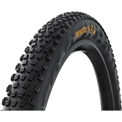 Continental MTB kerékpáros külső gumi 60-584 Trinotal Trail Grip 27,5x2,4, hookless felni kompatibilis, tubeless ready, fekete/fekete hajtogathatós Skin