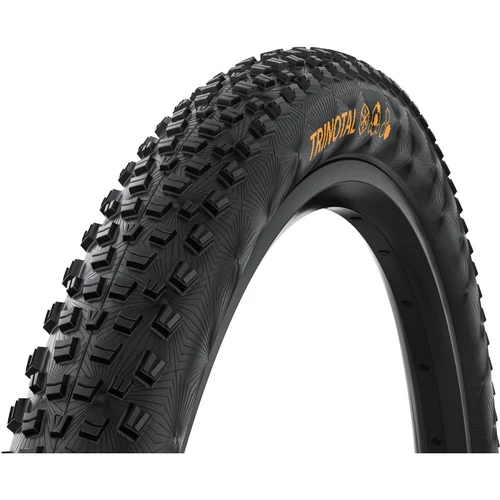 Continental MTB kerékpáros külső gumi 55-559 Trinotal Trail Grip 26x2,2, hookless felni kompatibilis, tubeless ready, fekete/fekete hajtogathatós Skin
