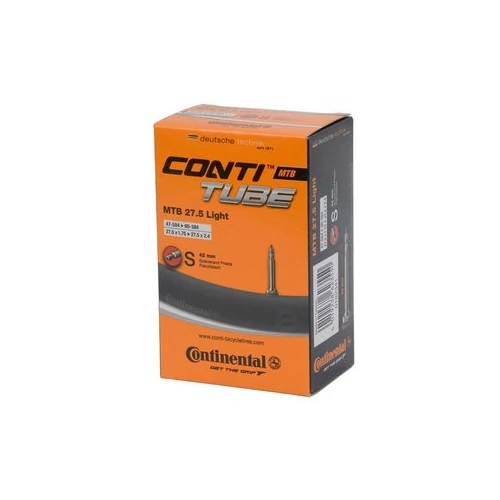 Continental kerékpáros belső gumi 65/70-584 MTB 27,5 Wide Light S42 dobozos (Egységkarton: 25 db)