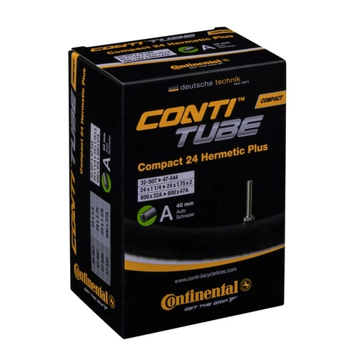 Continental kerékpáros belső gumi 55/62-507 Compact 24 wide Hermetic Plus A40 dobozos (Egységkarton: 25 db)