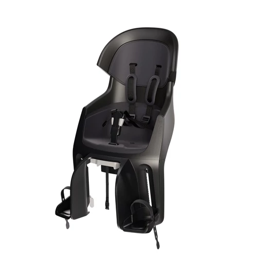 Bobike hátsó gyerekülés EXCLUSIVE Evolve maxi, csomagtartóra szerelhető, dönthető, magasságban állítható extra fejtámasszal és rugós csillapítással, fekete