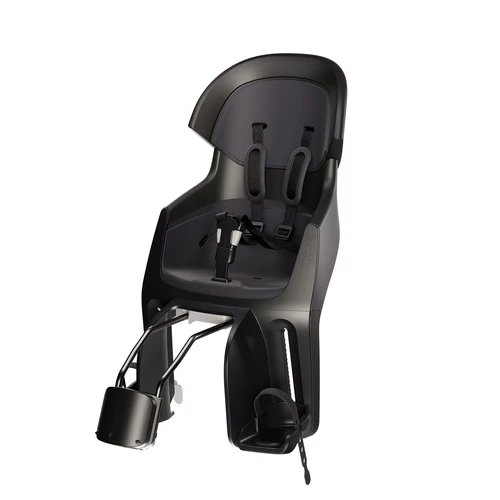 Bobike hátsó gyerekülés EXCLUSIVE Evolve maxi, vázra szerelhető, dönthető, magasságban állítható extra fejtámasszal és rugós csillapítással, fekete