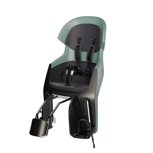 Bobike hátsó gyerekülés EXCLUSIVE Evolve maxi, vázra szerelhető, dönthető, magasságban állítható extra fejtámasszal és rugós csillapítással, borsmenta