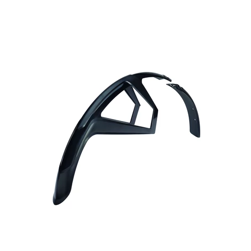 Polisport első-hátsó sárvédő szett G-MUD gravel 28", 50 mm széles, fix, fekete