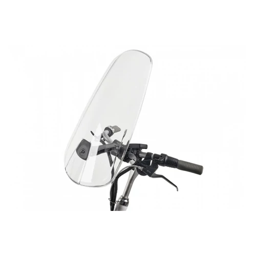 Polisport szélvédő - kormányhoz rögzíthető - felfogatással - átlátszó