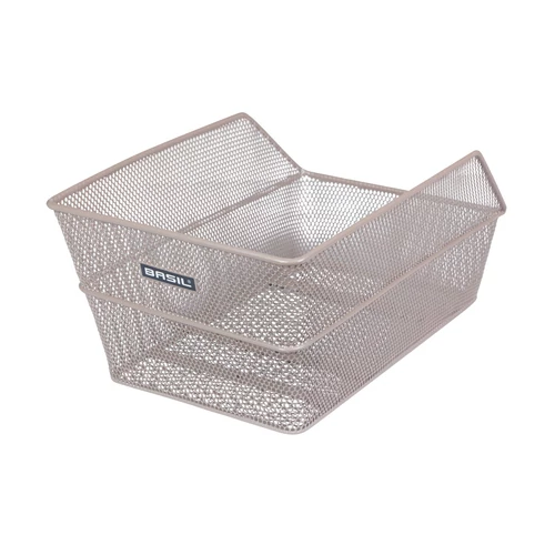 Basil hátsó kosár Cento, fix rögzítéssel, szürke