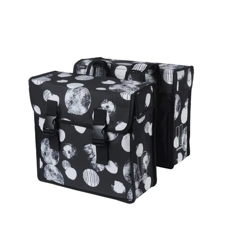 Basil dupla táska Mara XL Sphere Double Bag, pántos, fekete/szürke
