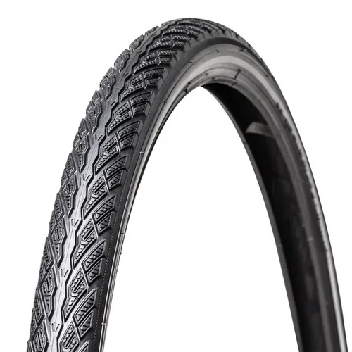 Vee Rubber kerékpáros külső gumi 42-622 28x1,60 VRB447 Comfort Plus, 3 mm defektvédelemmel, reflektoros, fekete