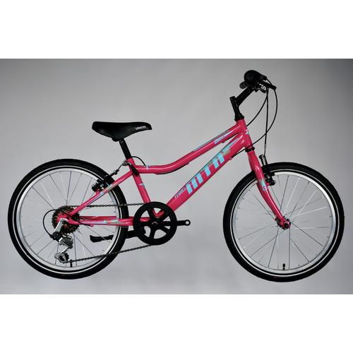TransMontana MTB 20 acél gyerek kerékpár pink/kék (11")