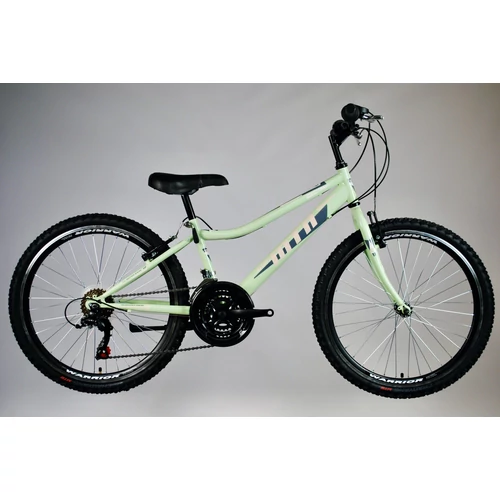 TransMontana MTB 24 Junior Acél gyerek kerékpár pisztácia